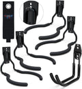 3-H Weed Eater Hanger 4 Pack,1 Garden Hose Holder,1 Extension Strap,Utility Weedeater Rack,Tool Hangers for Organizing and Hanging Weed Wacker,Leaf Blower,String Trimmer in Garden