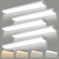 5PK 4FT LED Shop Light - Wraparound, Surface Mount, Office & Garage Ceiling Light