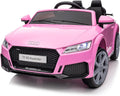 Electric Car for Kids, Licensed Audi 6V Kids Ride on Car Toy for Toddlers with Remote - Pink