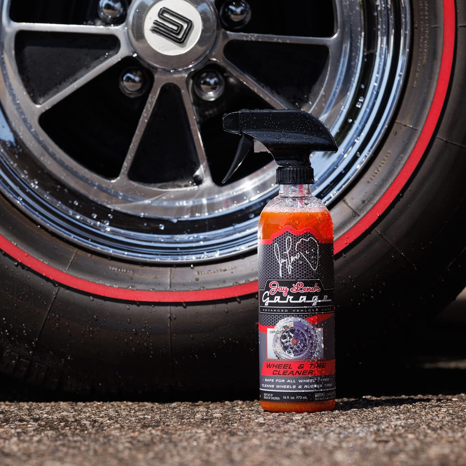 Jay Leno's Garage Ceramic Car Detailing Bucket Kit - Sprays, Liquids, Microfiber Towels, Applicators and Wash Mitt