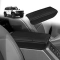 Muslogy Center Console Armrest Cover Compatible with Ford Bronco 2021 2022 2023 2024 2025 Comfort Armrest Pad Arm Rest Cushion Vegan Leather Protector Regular Thick