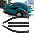 94511 Sunproof Waterproof Side Window Wind Deflector Window Visor fit for 2001-2010 PT Cruiser, 4pcs Protective Replacements Rain Guards Set