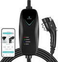 Lectron Level 1 J1772 Charger (WiFi Version) - 110V, 15 Amp, NEMA 5-15 Plug, 16 ft Extension Cord - Portable Electric Car Charger for J1772 Evs