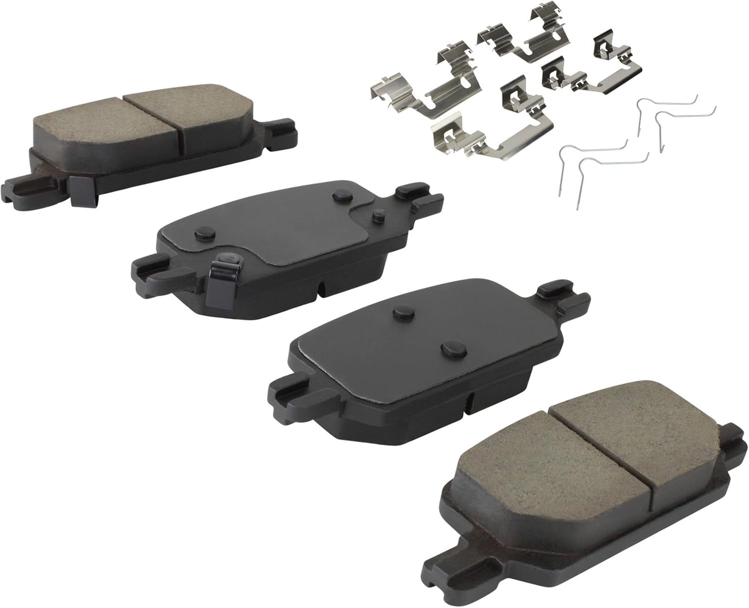 Premium Ceramic Rear Brake Pads (1001-2370C) Compatible with Chevrolet Colorado 2021-2022, GMC Canyon 2021-2022