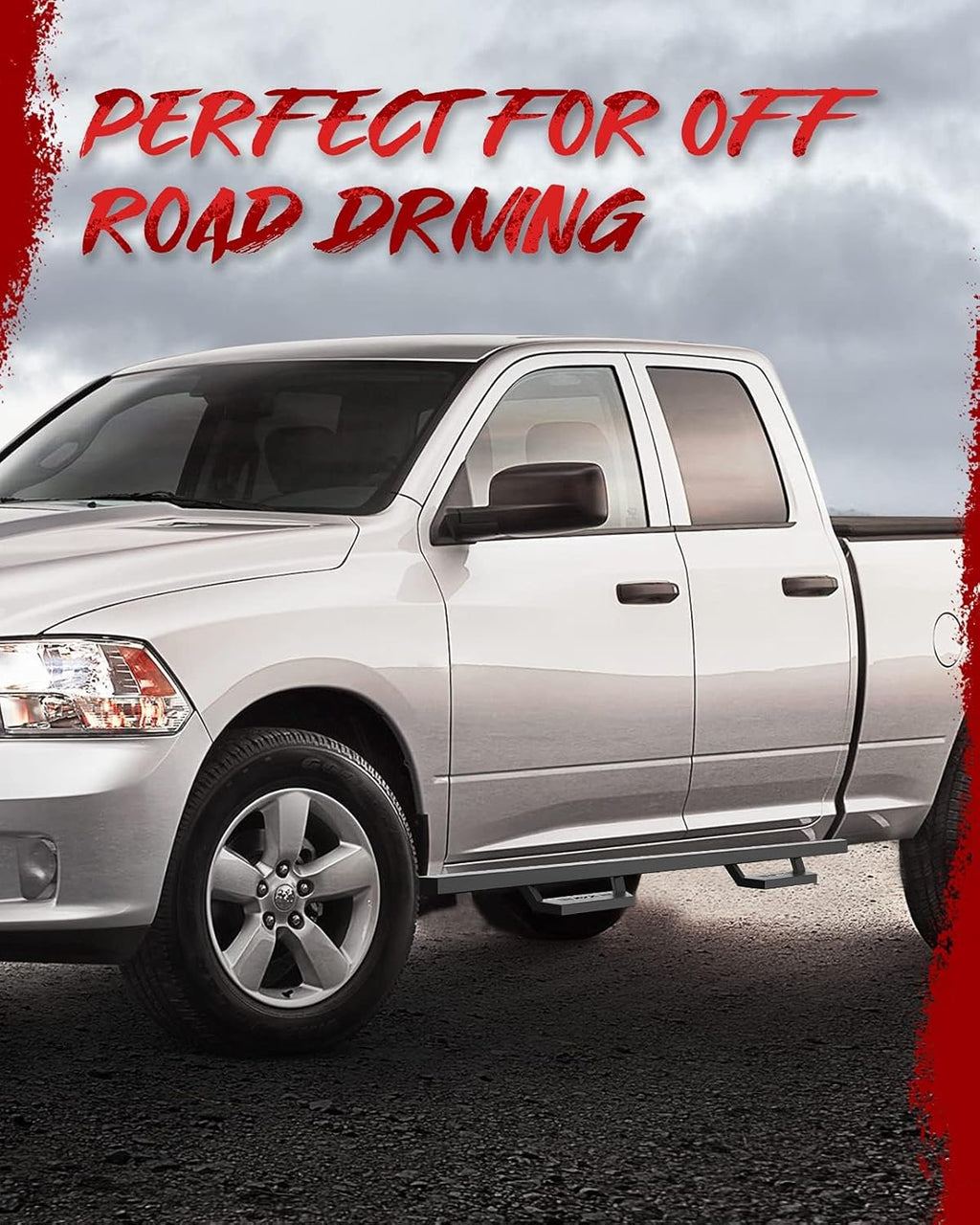 KYX Running Boards & Steps Nerf Bars Fit for 2015-2025 Chevy Colorado/Canyon Crew Cab, 5 inch Car Door Side Steps Nerf Bars Truck Boards Step Rails