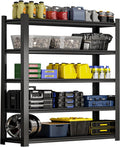 72''H Garage Shelving Heavy Duty, 2500LBS Storage Shelves, 5-Tier Adjustable Metal Shelve Storage Shelf Rack, Industrial Shelving Unit for Garage, Warehouse, Basement (35" W x 15.7" D x 72" H)