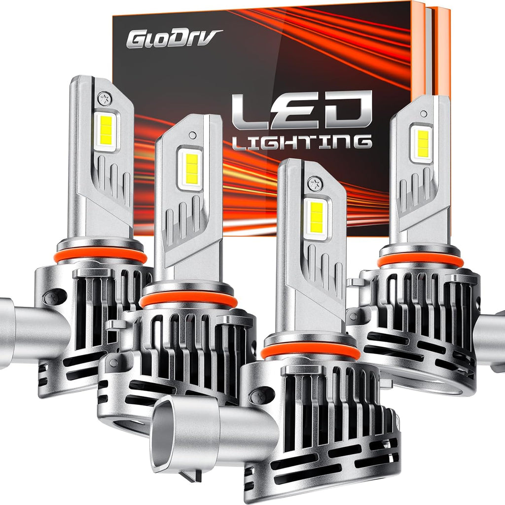 [2025 Upgrade] 90 05 90 06 Led Bulb Combo, [900% Brightest] 50000lm Brightness Fog Lights Bulbs Real 1:1 Mini Size Design, 6000k Cool White，Pack of 4