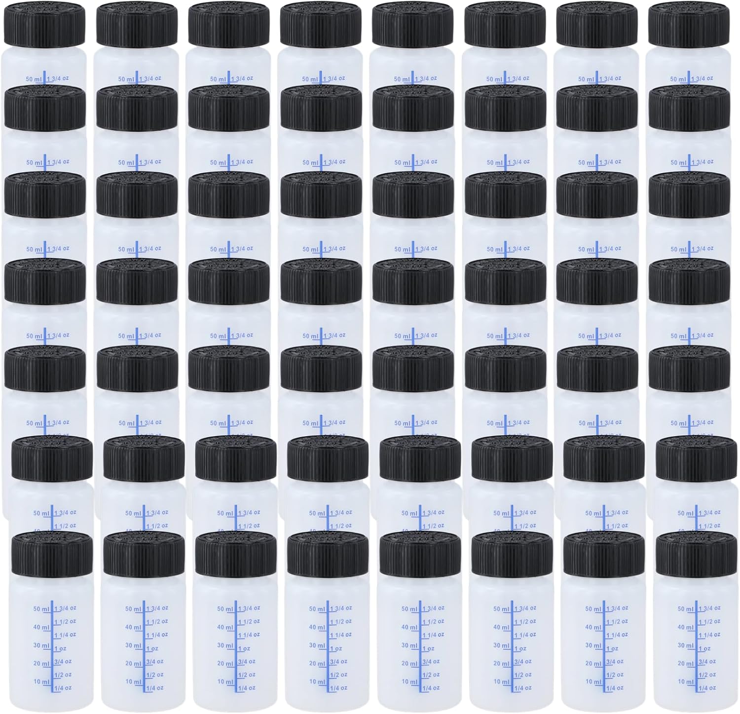60 Pcs 2 Oz Touch Up Paint Container - Empty Paint Touch Up Bottles with Brush, Safe Lids, and Mixing Balls for Fixing Car Scratches