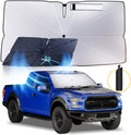 Windshield Sun Shade Umbrella: for Ford F150-2015-2023 2024 2025 - Front Car Window Shades - Foldable Sunshades Block UV Keep Cool