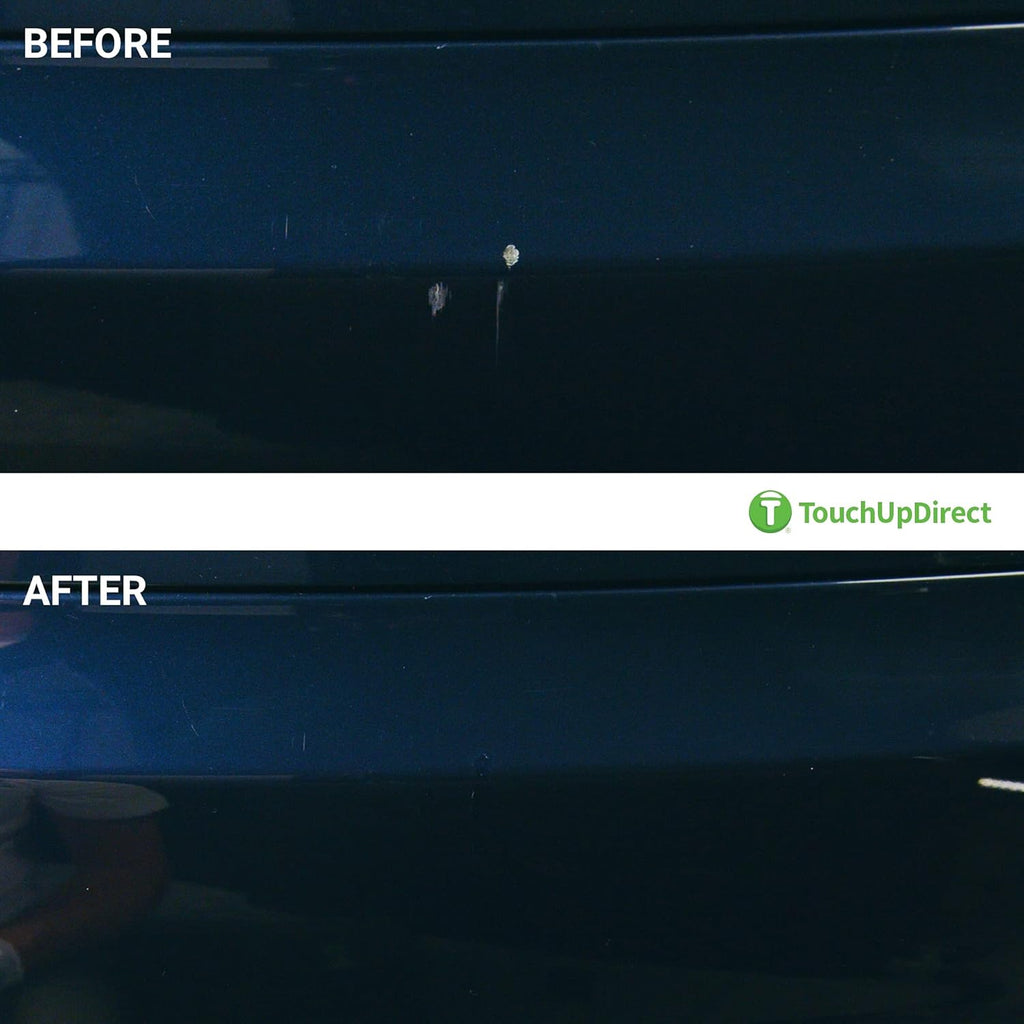 TouchUpDirect 8S6 Dark/Nautical Blue Metallic for Toyota Exact Match Touch Up Paint Combo - Essential Package