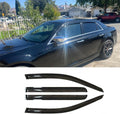 Sunproof Waterproof Side Window Wind Deflector, 4pcs Protective Replacements Rain Guards Set, Window Visor fit for 2011-2023 Chrysler 300 94432