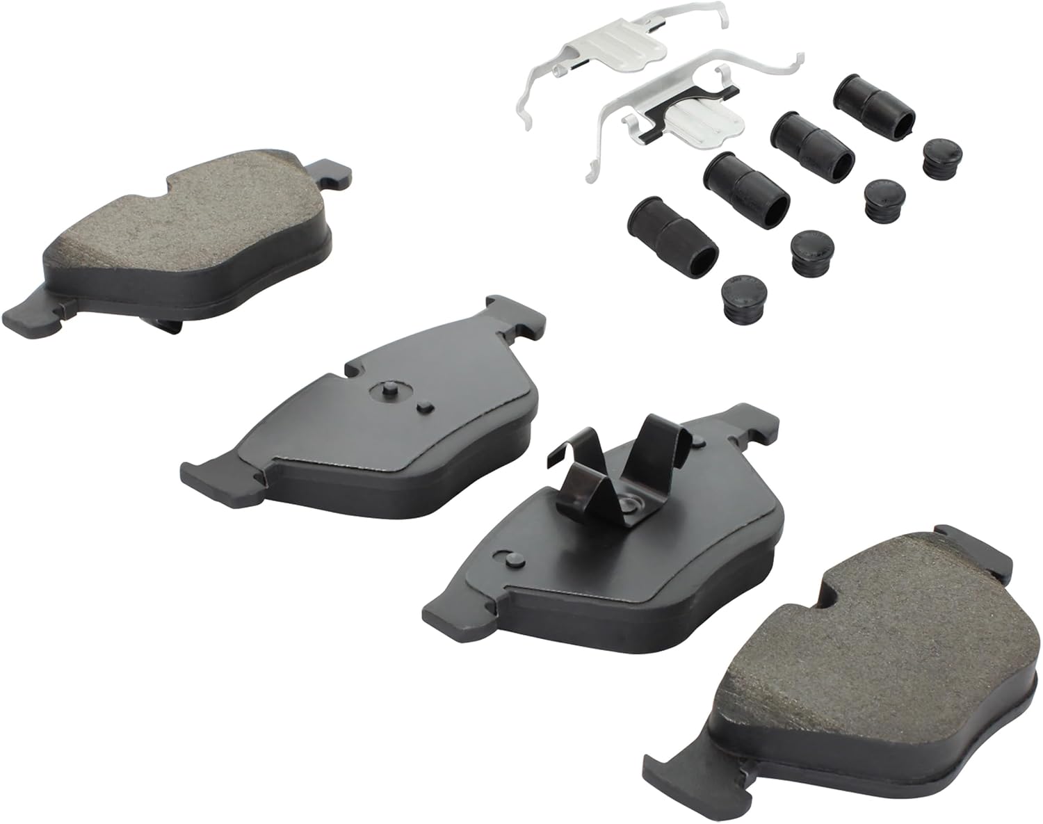 Premium Semi-Metallic Front Brake Pads (1001-1260M) Replacement for BMW 323i 2011-2010, 328i 2013-2007, 328i xDrive 2013-2009, 328xi 2008, X1 2010, X1 2015-2012