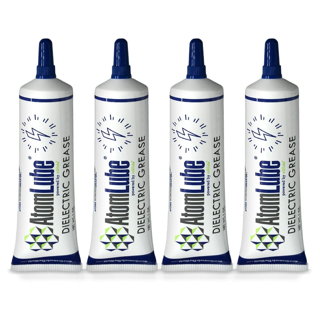 Dielectric Grease, 4-Pack 1oz Tube | Waterproof for Electrical Connectors, Switches, and Sensors | Safe High Temp & Multipurpose Electrical Grease