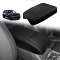 Muslogy Center Console Armrest Cover Compatible with Jeep Grand Cherokee 2011-2021 Comfort Armrest Pad Arm Rest Cushion Vegan Leather Protector Regular Thick
