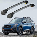 for Subaru Outback Wilderness 2021-2022-2023 Roof Rack Cross Bars Lockable Fit Raised Side Rails Roof Rails,Cross Bar,Rail Carrier (Gray)