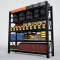 Garage Shelving Heavy Duty - 6.5ft W Extra Large Metal Shelving Units and Storage for 5500lbs, 5tier Adjustable Basement Storage Industrial Shelves Pallet Racking Organizer (23.6"D *78.7"W * 98.4"H)