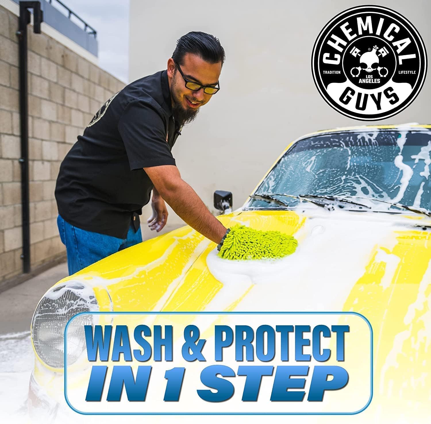 Chemical Guys CWS2121602 HydroSuds Ceramic SiO2 Shine High Foaming Car Wash Soap (Works with Foam Cannons, Foam Guns or Bucket Washes) For Cars, Trucks, SUVs, RVs & More, 16 fl oz, Berry Scent, 2 Pack