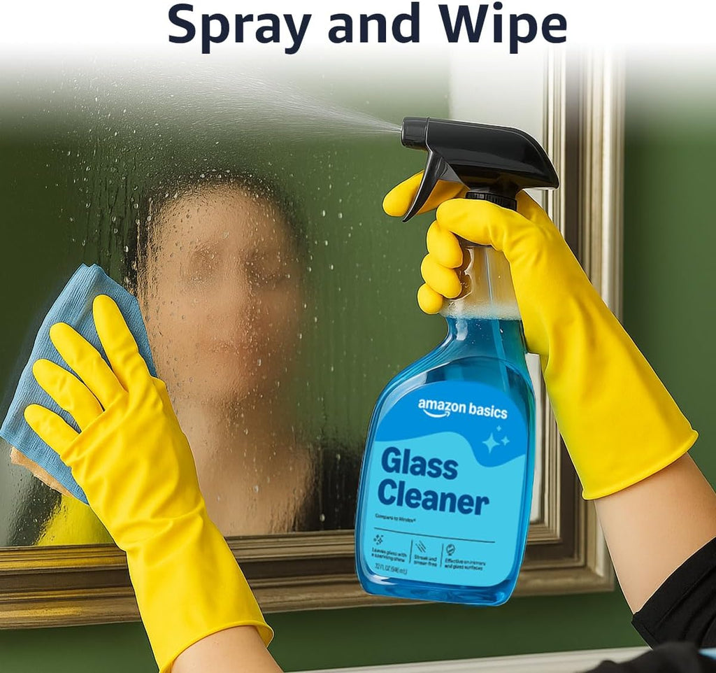 Amazon Basics Glass Cleaner Refill 67.6 Fl Oz, Pack of 1