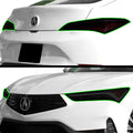 BOGAR TECH DESIGNS Full Headlight Taillight Tint Kit Compatible with Acura Integra 2023-2025, Dark Smoke