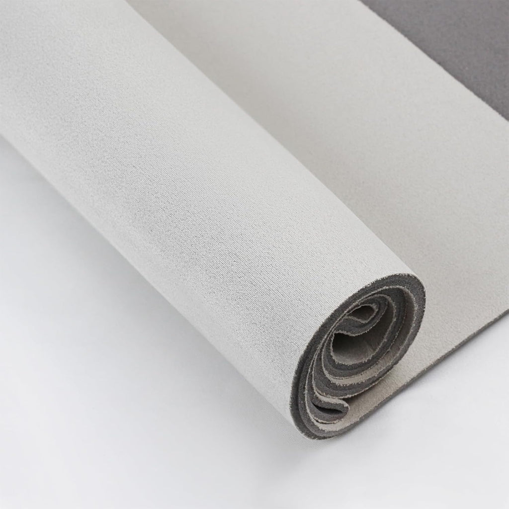 Suede Headliner Fabric with Foam Backing - Black Suede Headliner Material for Car/Truck/SUV/RV Roof, Home Repair/DIY Headliner Material Automotive Headliner Fabric (Beige, 96"×60“)