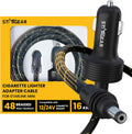 Starlink Mini Cable 12V Power Cable 3M/10FT, Braided Wear-Resistant Starlink Mini Accessories Cigarette Lighter to DC Cord, 12V-48V Car Charger Car Adapter