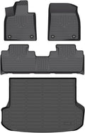 Wayhigh-All Weather Floor Mats and Cargo Mat Set Fit for Lexus RX 2016-2022 RX350 | RX450h (Not for RXL) TPE Car Mats Waterproof Heavy Duty Rubber Floor Liners for Lexus RX Accessories
