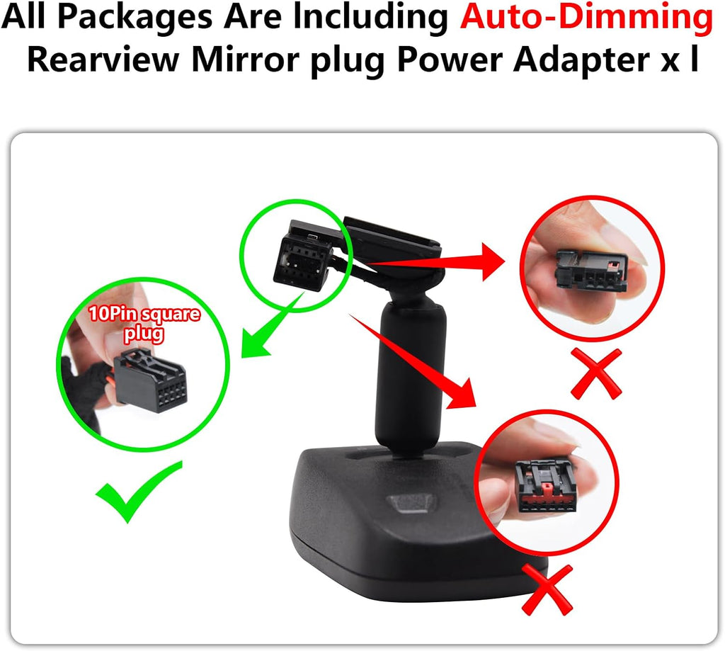 Front 4K & Rear 1080P Dash Cam Custom fit for GMC Yukon, Yukon XL 2021-2022 (Model B), SLE SLT AT4 Denali, Integrated OEM Look, UHD 2160P Video, G-Sensor, Loop Recording, 128GB Card