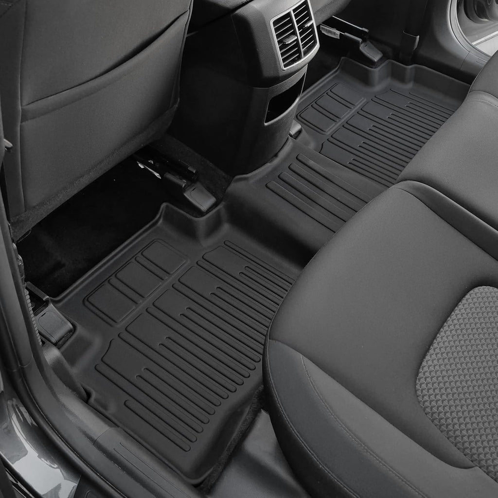 Floor Mats Set for 2023-2025 2026 Kia Sportage Gas, Full Coverage All Weather Floor Mats Cargo Mat with Backrest Protectors & Door Sill Guards for Sportage Accessories (No for Hybrid)