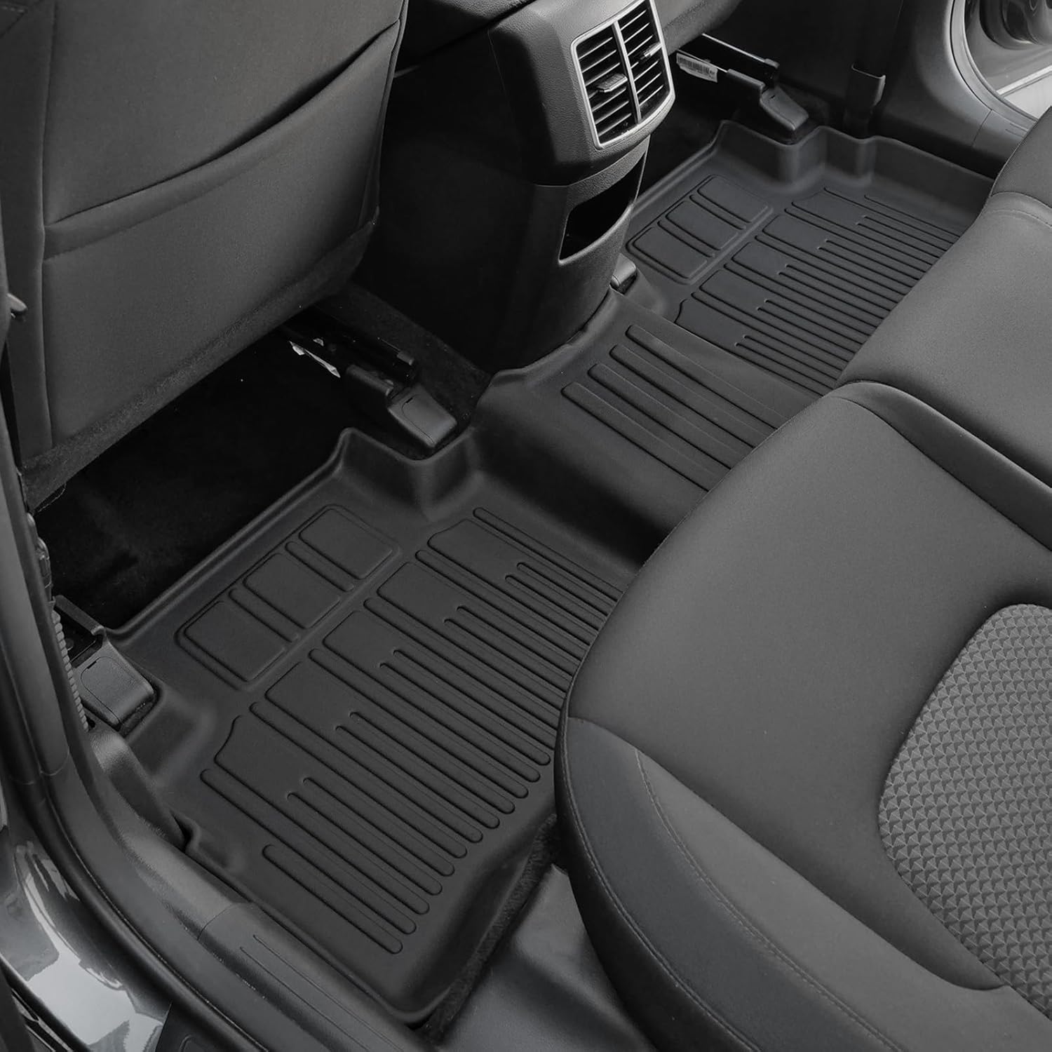 Floor Mats Set for 2023-2025 2026 Kia Sportage Gas, Full Coverage All Weather Floor Mats Cargo Mat with Backrest Protectors & Door Sill Guards for Sportage Accessories (No for Hybrid)