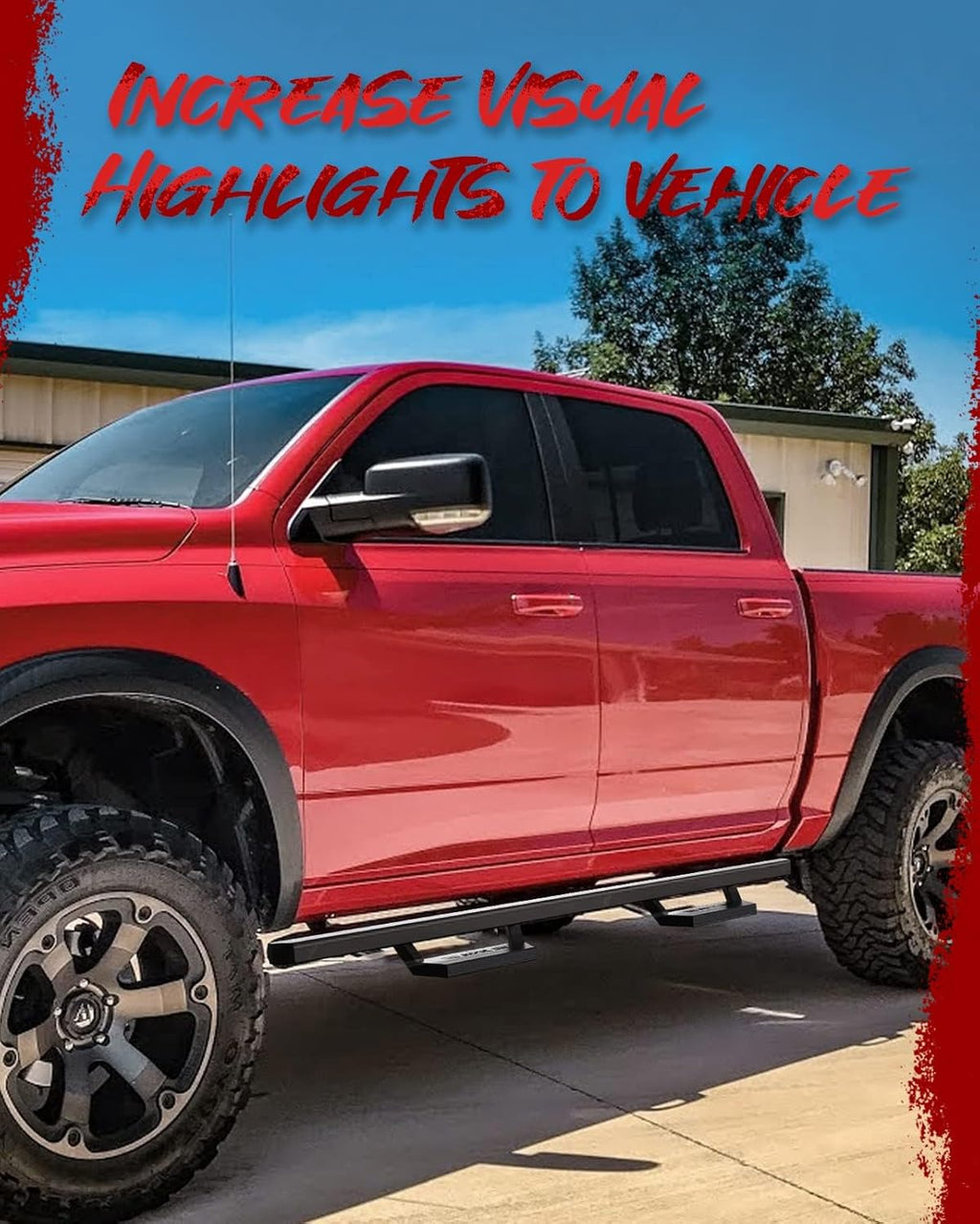 KYX Running Boards & Steps Nerf Bars Fit for 2015-2025 Chevy Colorado/Canyon Crew Cab, 5 inch Car Door Side Steps Nerf Bars Truck Boards Step Rails