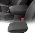CDEFG for Nissan Frontier 2022-2025 Center Console Cover Armrest Box Cover for Frontier (S, SV, SL, Pro-X, Pro-4X) 2022 2023 2024 2025 Accessories Console Arm Rest Protector Red Line