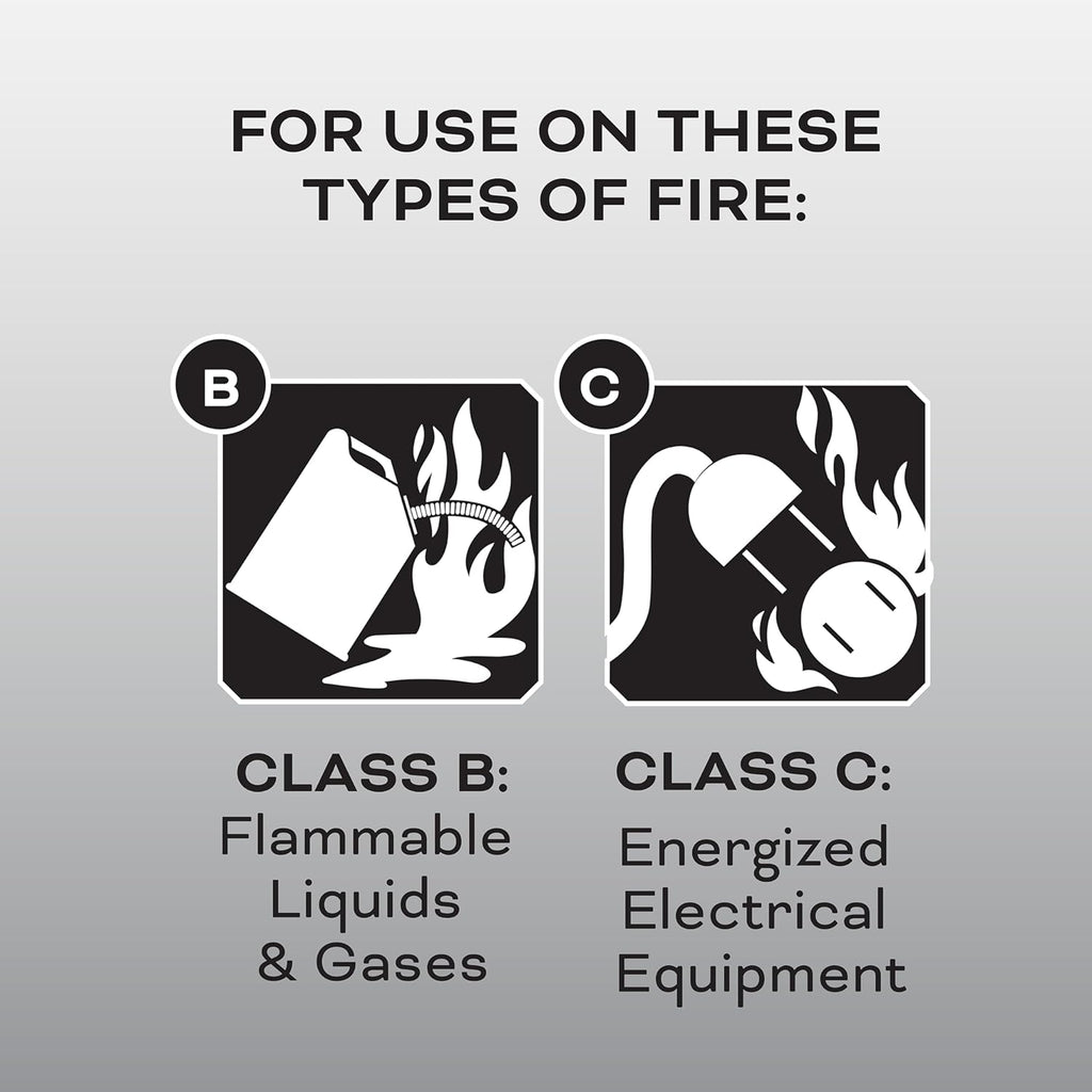 Kidde Auto Fire Extinguisher for Car & Truck, 10-B:C, 4 Lbs., Dry Chemical ExtinguisheR & Fire Extinguisher for Home, 1-A:10-B:C, Dry Chemical Extinguisher, Red, Mounting Bracket