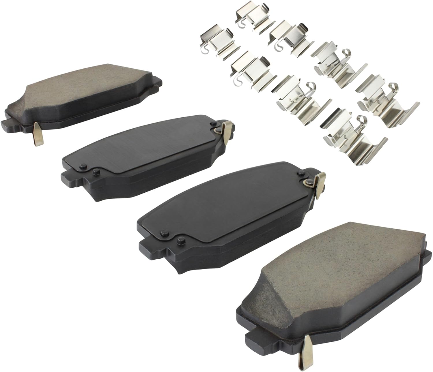 Premium Ceramic Rear Brake Pads (1001-2411C) Compatible with Jeep Grand Cherokee 2022-2023, Jeep Grand Cherokee L 2021-2023