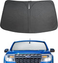 5 Layers Thick Car Windshield Sun Shade for Ford Maverick 2022-2024 Pickup Truck - Front Window Sunshade Sun Visor Accessories - Protector Vehicle Reflect UV Sun and Heat