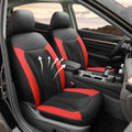 GIANT PANDA Front Seat Cover for Nissan, 3D Air Mesh Car Seat Covers Custom Fit Nissan Rogue Altima Sentra Versa Kicks Frontier Murano Pathfinder Maxima (Red) 2-Pack