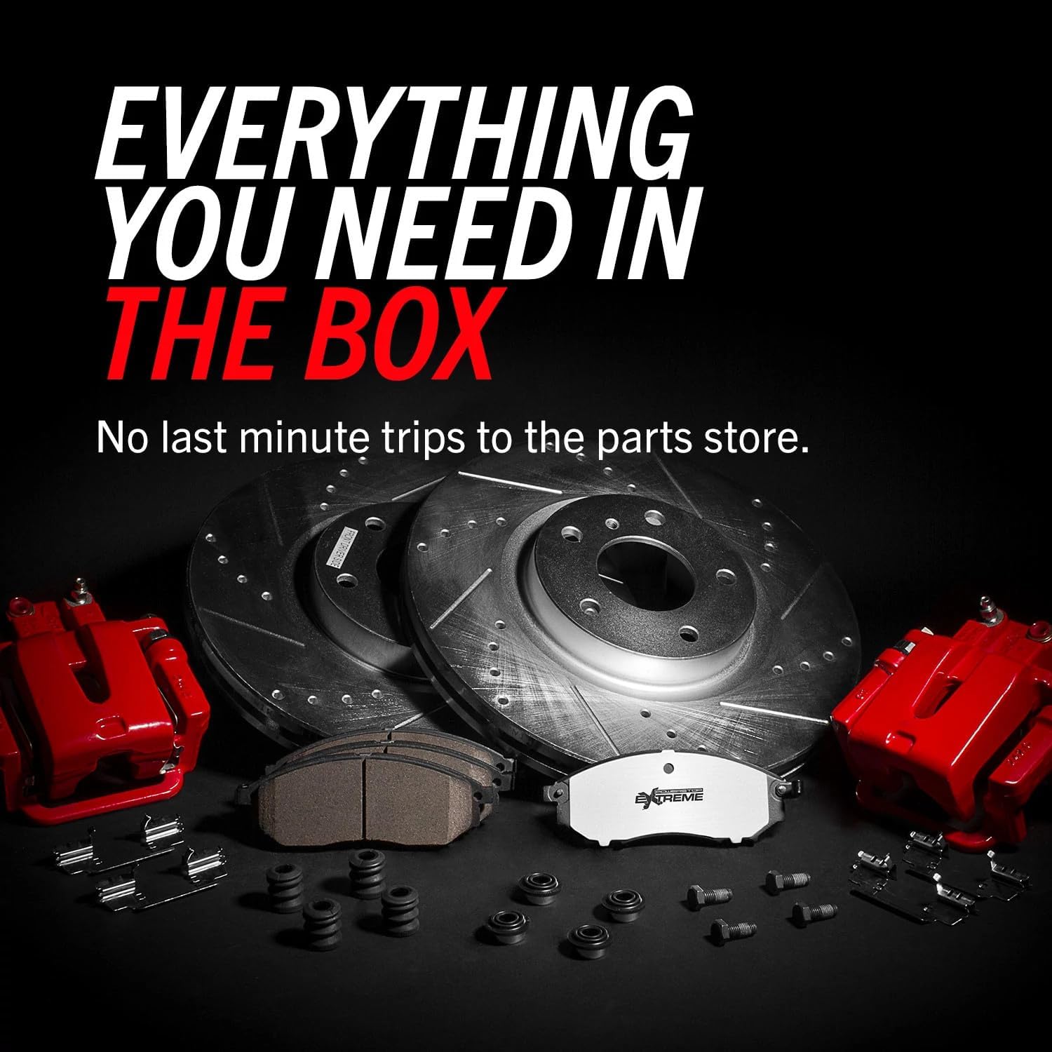 Power Stop KC3118-36 Front Z36 Truck and Tow Brake Kit with Calipers For Chrysler Town & Country, Dodge Grand Caravan, Ram C/V, VW Routan [Model Specific]