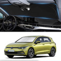 Sunshade for 2015-2023 2024 2025 Volkswagen Golf GTI e-Golf VW Golf R 4 Door Hatchback Accessories Front Window Shield Cover for Windshield Sun Visor