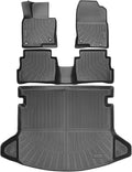 All Weather Floor Mats and Cargo Mat Set Fit for Mazda CX5 2025 2017-2024, TPE Car Mats Waterproof Anti-Slip Rubber Floor Liners for Mazda CX5 Accessories - 4 PCS