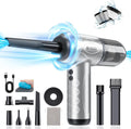 2-in-1 Car Vacuum & Air Duster,70W/16kpa/1200000RPM/35 Mins,High Powerful Dust Cleaner Portable Compressed Air Blower,Lightweight Handheld Mini Vacuum for Car/Home/Office