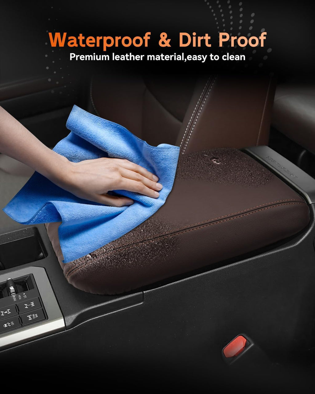 CDEFG for 2024 2025 Toyota Land Cruiser 250 Center Console Cover Armrest Box Cover for Land Cruiser (1958, Land Cruiser) Accessories Arm Rest Protector