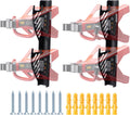 Jack Stand Wall Mount Organizer: Jack Stands Holder Storage Rack Mount - Fit for 2 & 3 Ton Jack Stand (2 Pack)