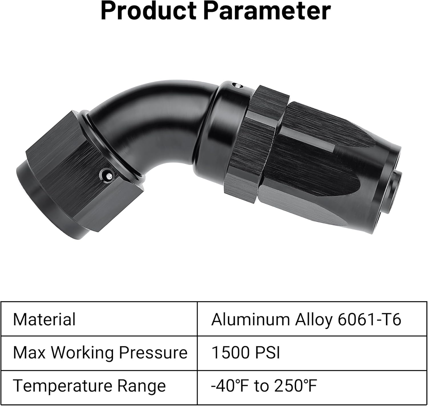 EVIL ENERGY 8AN 60 Degree One Piece Full Flow Hose End Fitting Swivel For CPE Braided Hose