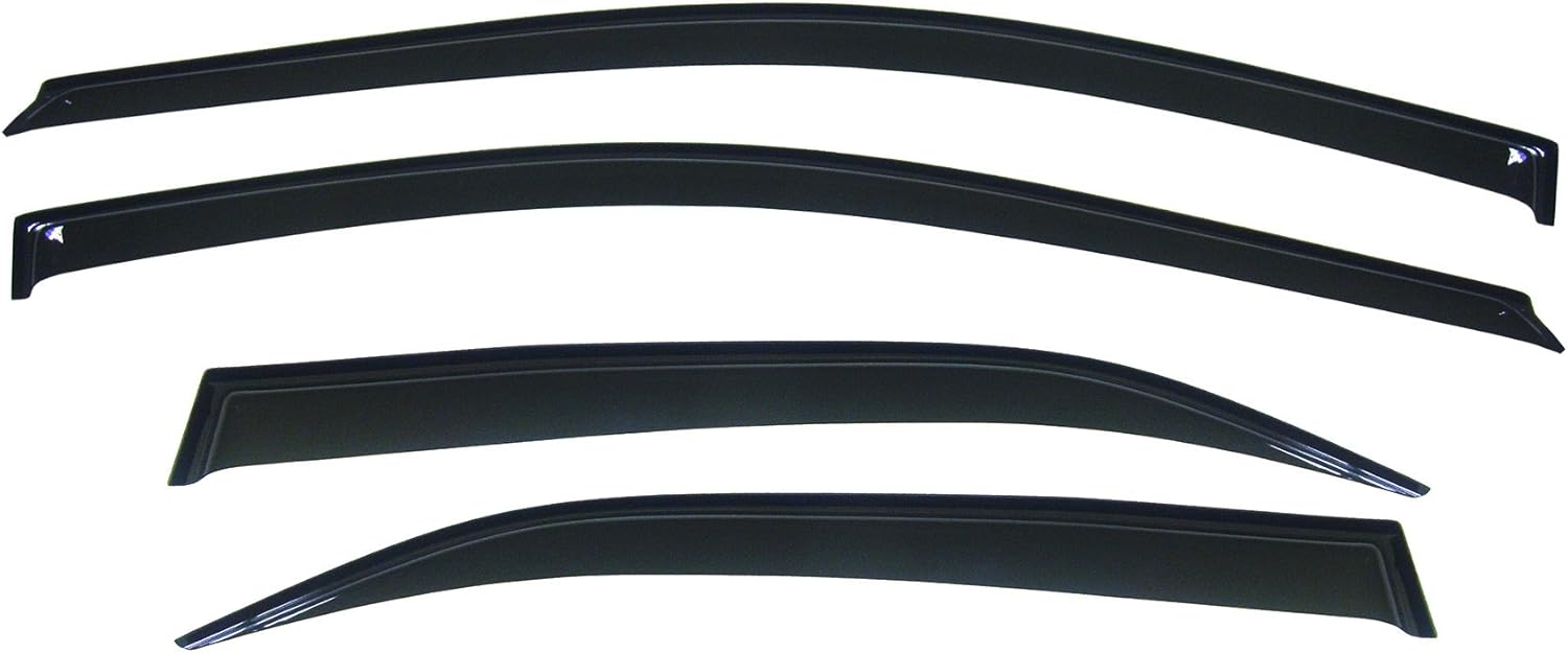 Wind Deflector Compatible with 2007-2011 Toyota Camry Sedan Smoke Sun/Rain Guards Window Visors 94425