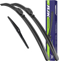 AJK Wiper Blades for Hyundai Tucson 2016 2017 2018 2019 2020 2021, 2 Piece All Weather OEM Quality Automotive Replacement Windshield Wiper Blades for My Car