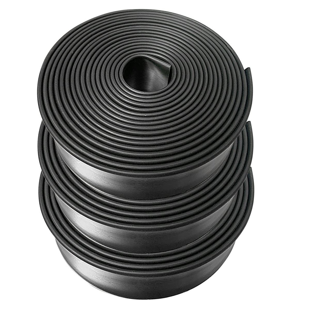 3:1 Ratio Heat Shrink Tubing Roll Adhesive Lined Industrial Marine Grade Dual Wall Heat Shrink Tube Waterproof and Sealed Black (1 inch(25.4 mm), 30 Feet)