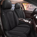 Car Seat Cover Fit for Toyota Camry 2012-2025 Full Set Faux Leather Breathable Waterproof Camry Seat Covers Automotive Cushion Protector Compatible Airbag (5 Seats & Black)