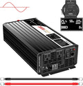 Xijia Pure sine Wave Inverter 2000W 48 Volt dc to 120 Volt ac Inverter (Peak Power 4000W) rv Converter 60HZ with Soft Start for car &Camping (DC48V (Range 40V-60V) 2000W)