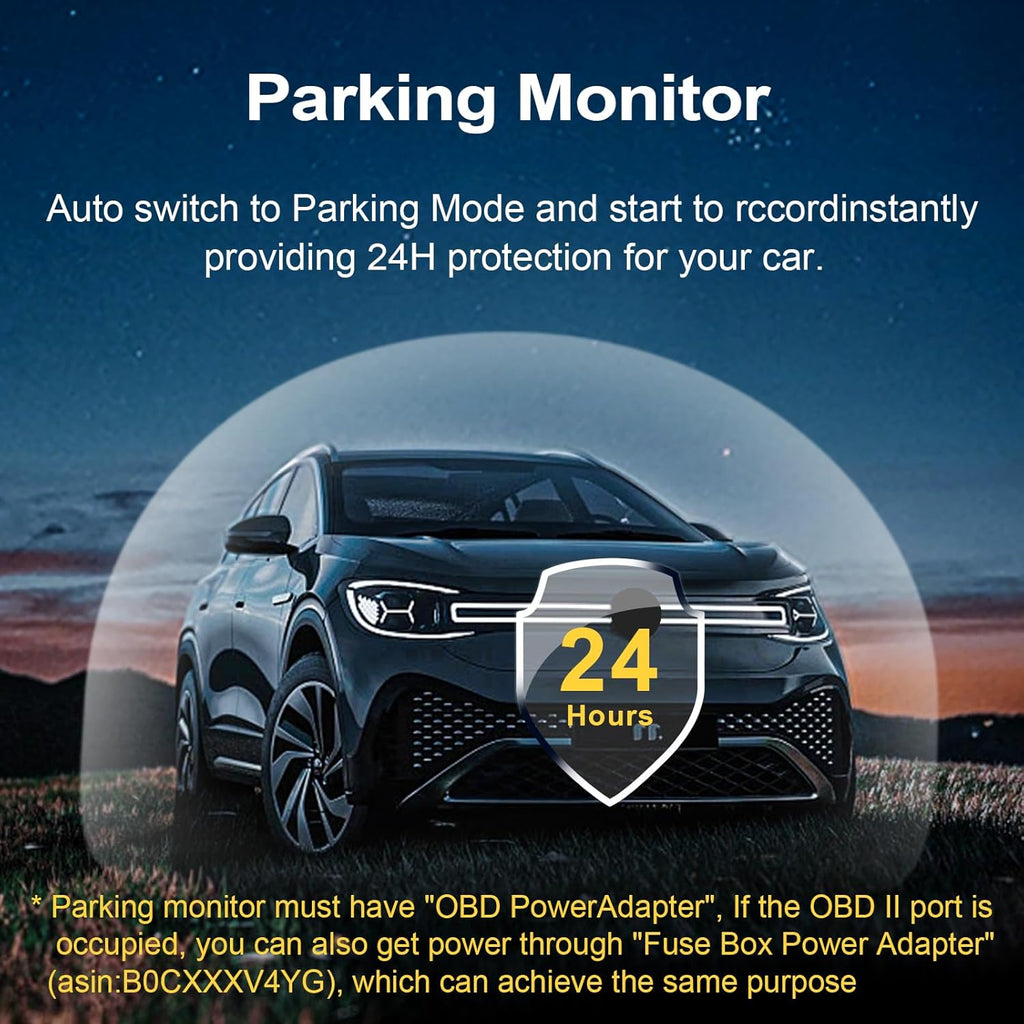4K Dash Cam Custom fit for GMC Yukon, Yukon XL 2015 2016 2017 2018 2019 2020(Model D), Model D & Model C Have Same Models Years but Vehicle Sensor Cover are Different