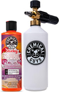 Chemical Guys EQP369 TORQ Professional Snow Foam Cannon Car Wash Snow Foamer + Sticky Snowball Ultra Snow Foam Car Wash Soap 16 fl oz (Safe for Cars, Trucks, SUVs, & More) Works With Pressure Washer