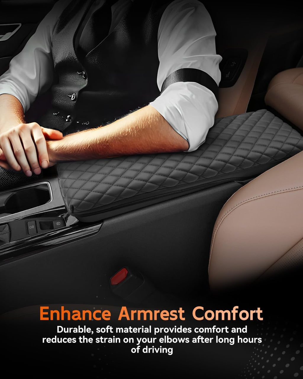 CDEFG for 2025 2026 Toyota Camry Center Console Cover Armrest Box Cover for Camry (LE, SE, XLE, XSE) Accessories Arm Rest Protector